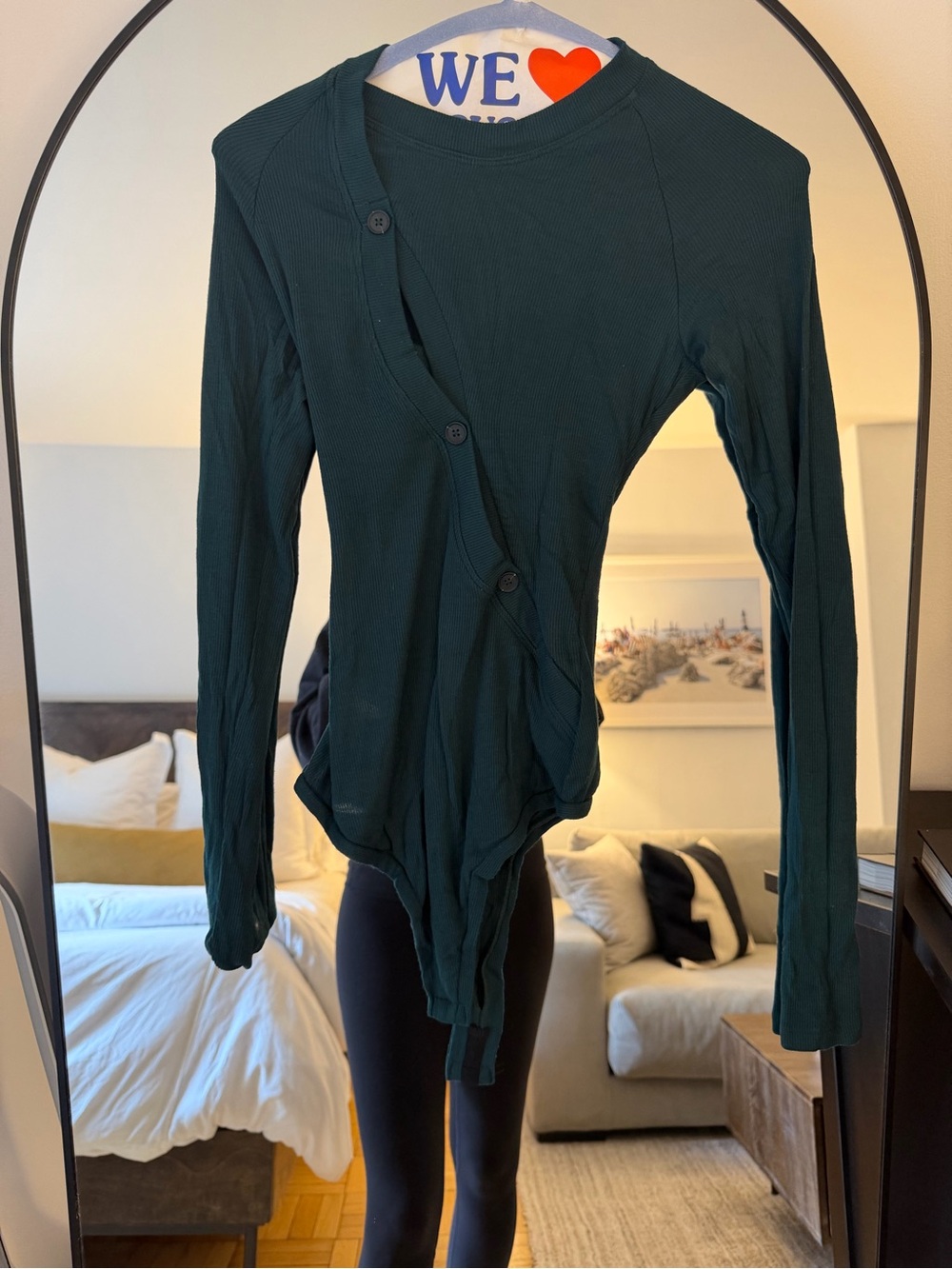 Alix NYC green body suit